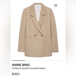 ANINE BING Fishbone blazer